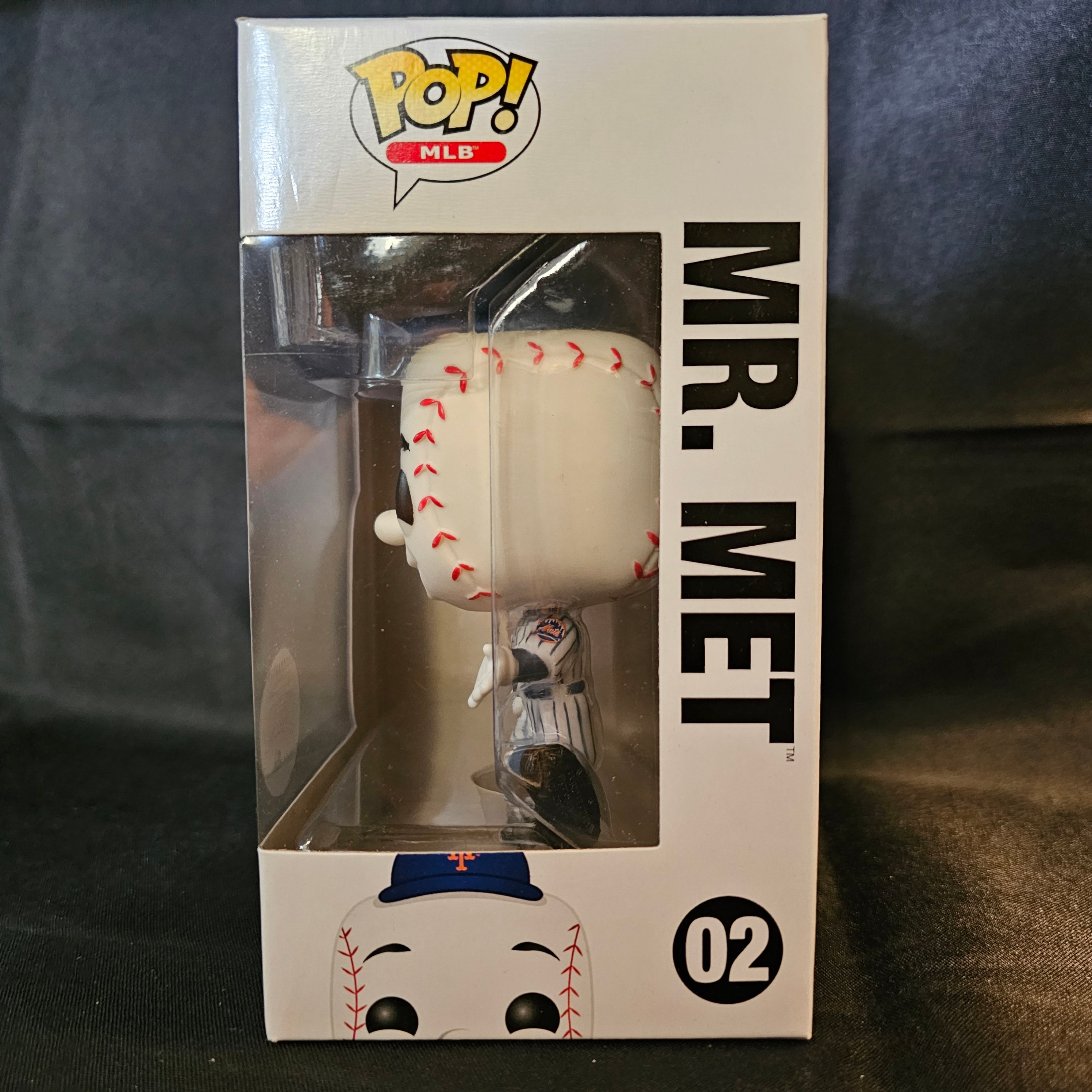 MLB Mascots Pop! Vinyl Figure Mr. Met [Pinstripes] [New York Mets] [02] - Fugitive Toys