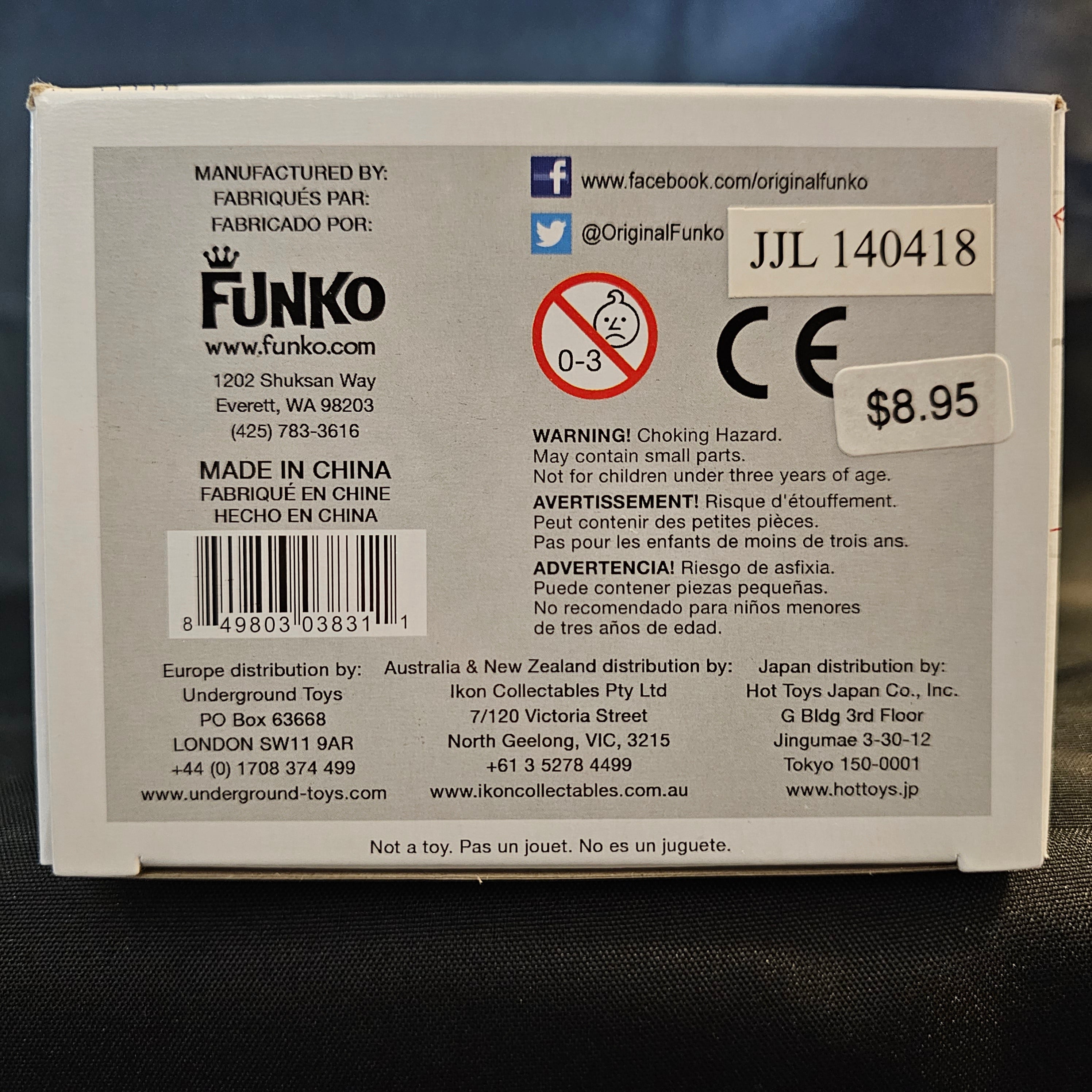 MLB Mascots Pop! Vinyl Figure Mr. Met [Pinstripes] [New York Mets] [02] - Fugitive Toys