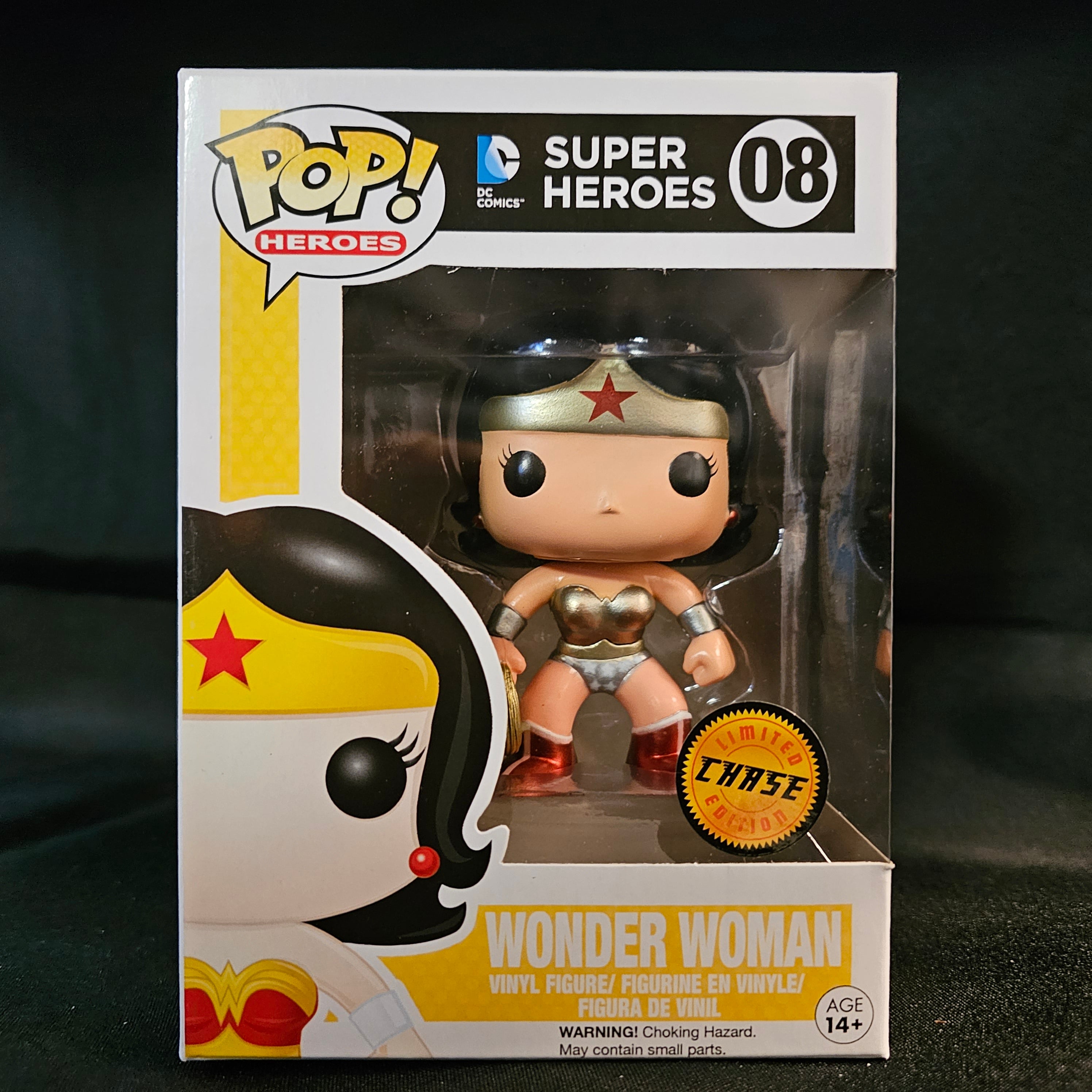 Copy of DC Universe Pop! Vinyl Figure Metallic Wonder Woman [Chase] [08] - Fugitive Toys