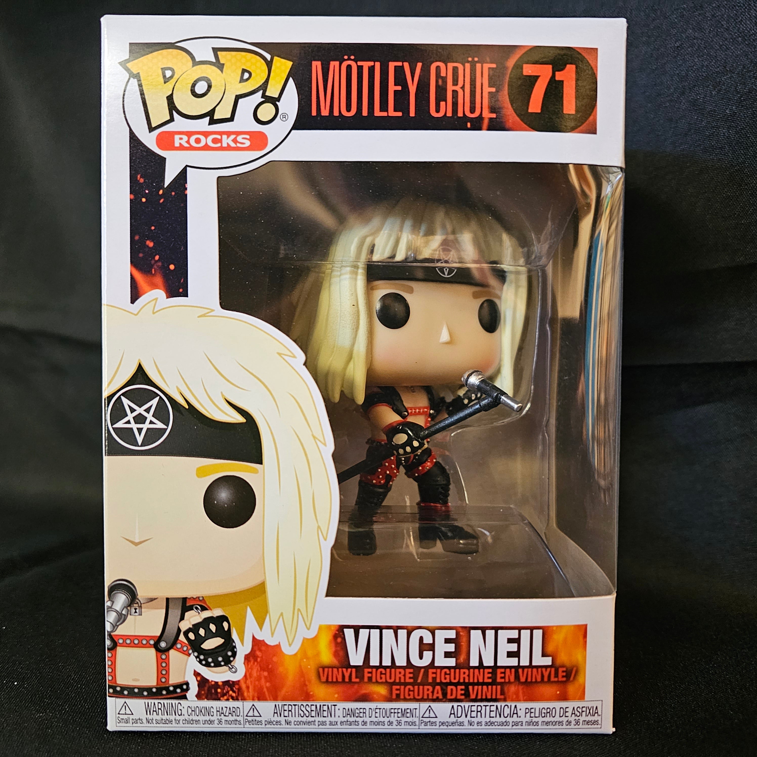 Rocks Pop! Vinyl Figure Vince Neil [Motley Crue] [71] - Fugitive Toys