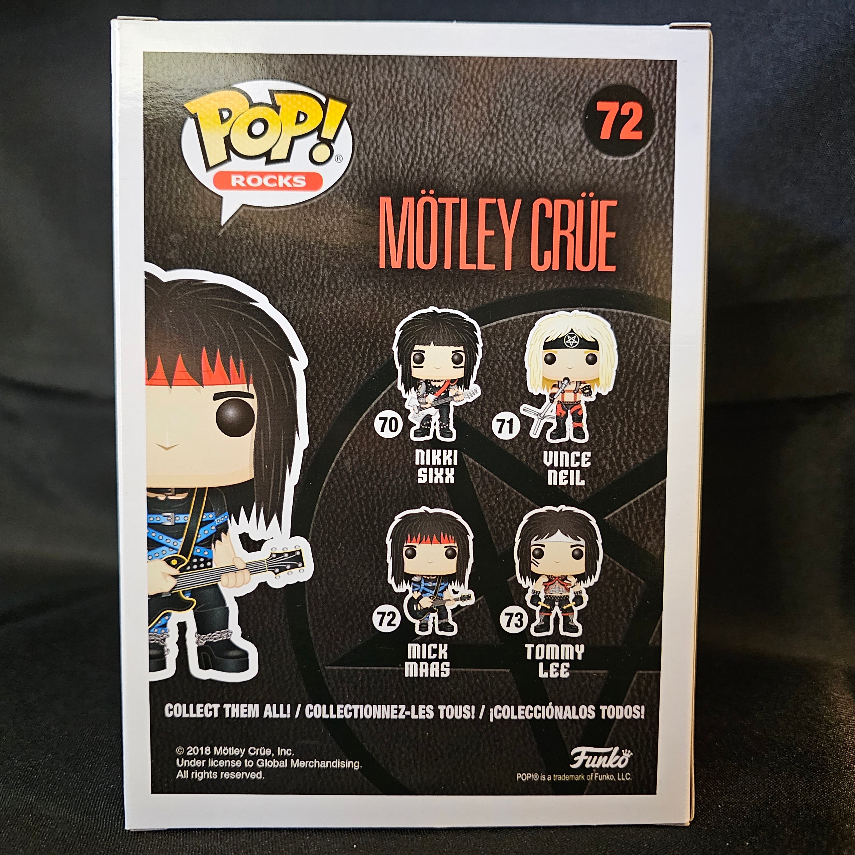 Rocks Pop! Vinyl Figure Mick Mars [Motley Crue] [72] - Fugitive Toys