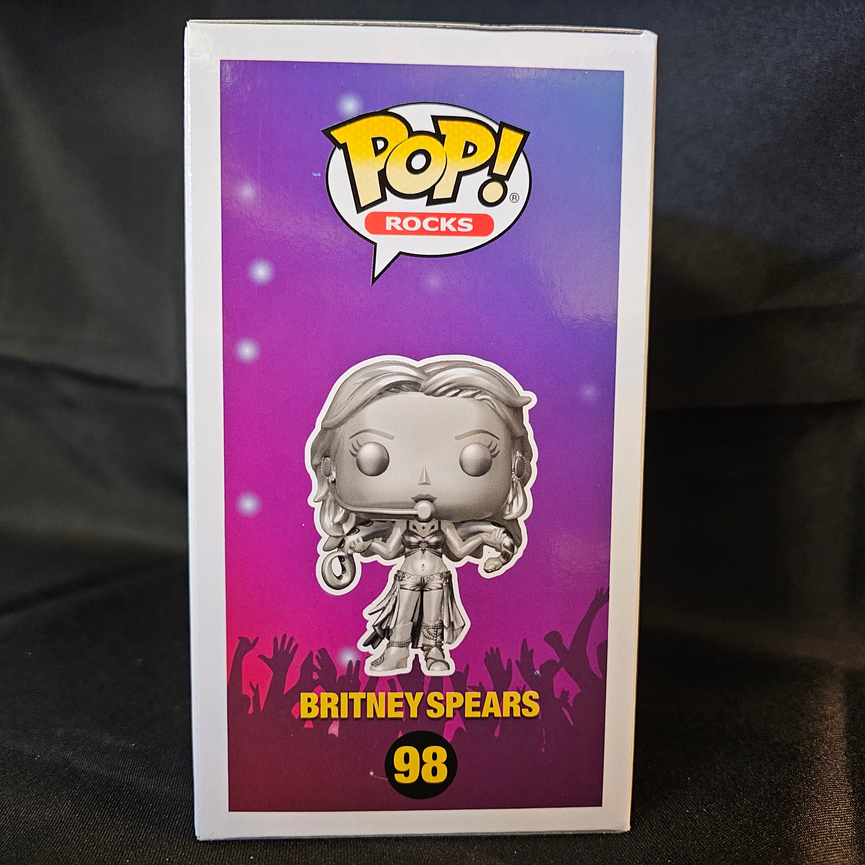 Rocks Pop! Vinyl Figure Platinum Britney Spears [Slave 4 U] [98] - Fugitive Toys