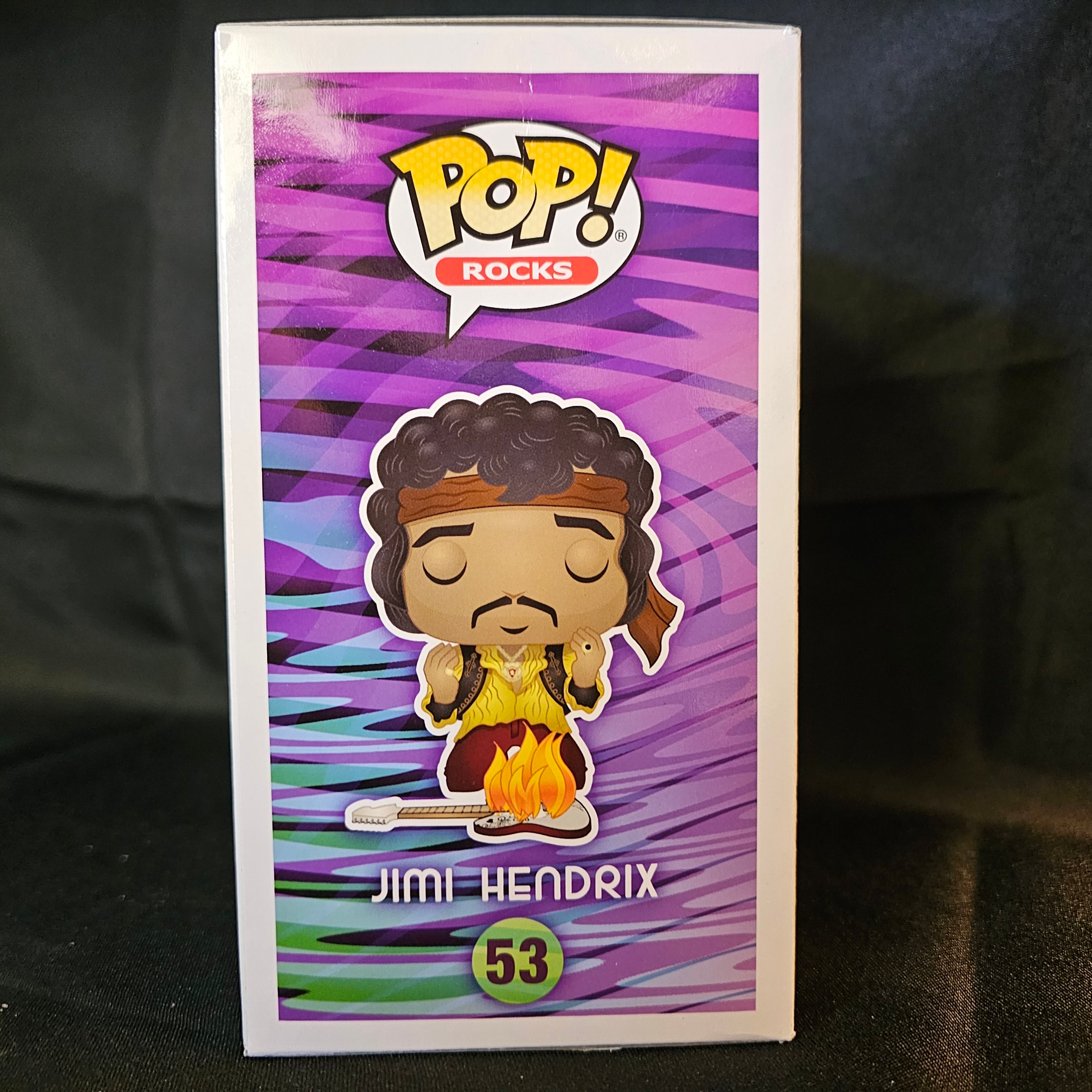 Rocks Pop! Vinyl Figure Jimi Hendrix (Burning Guitar) [53] - Fugitive Toys