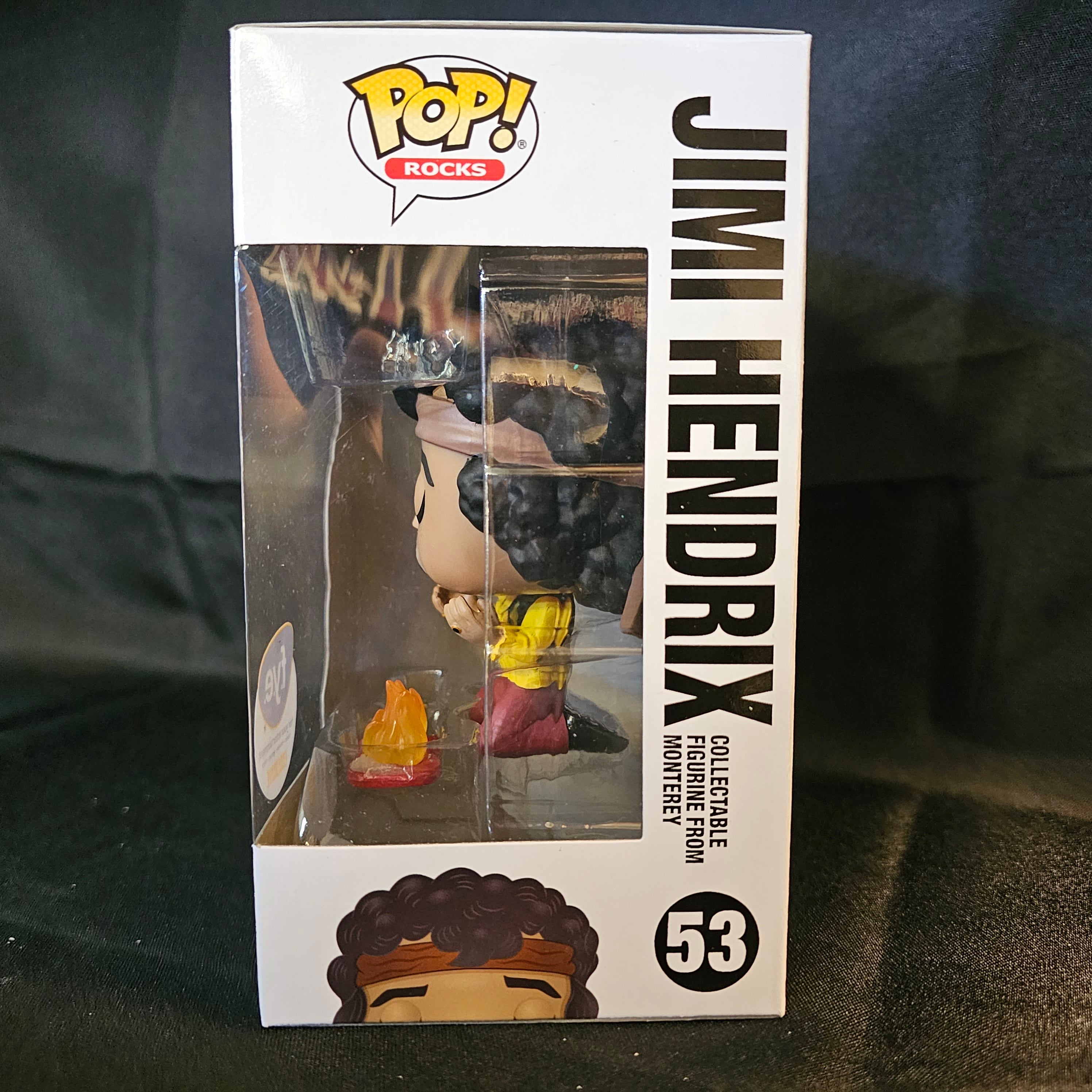 Rocks Pop! Vinyl Figure Jimi Hendrix (Burning Guitar) [53] - Fugitive Toys