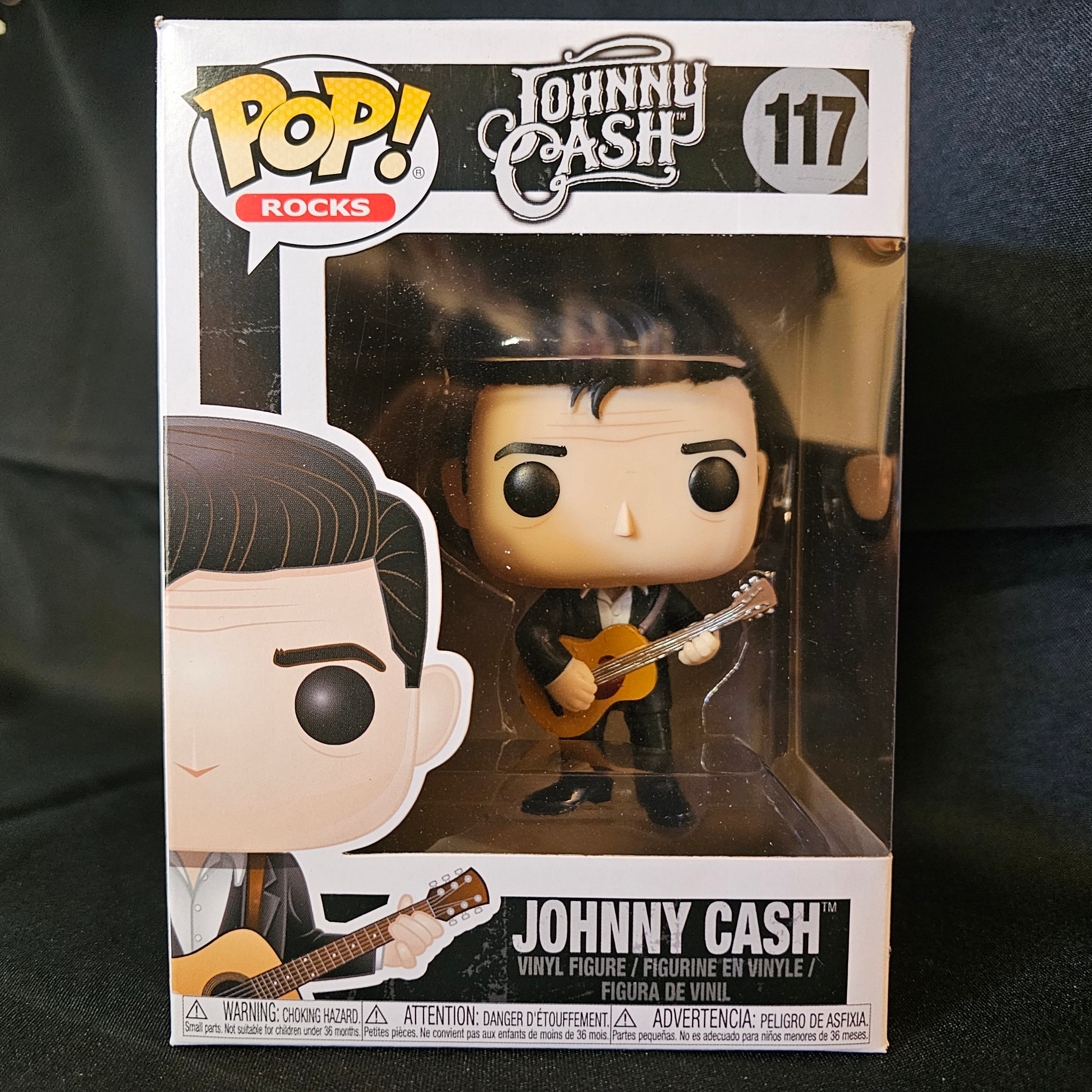 Rocks Pop! Vinyl Figure Johnny Cash [117] - Fugitive Toys