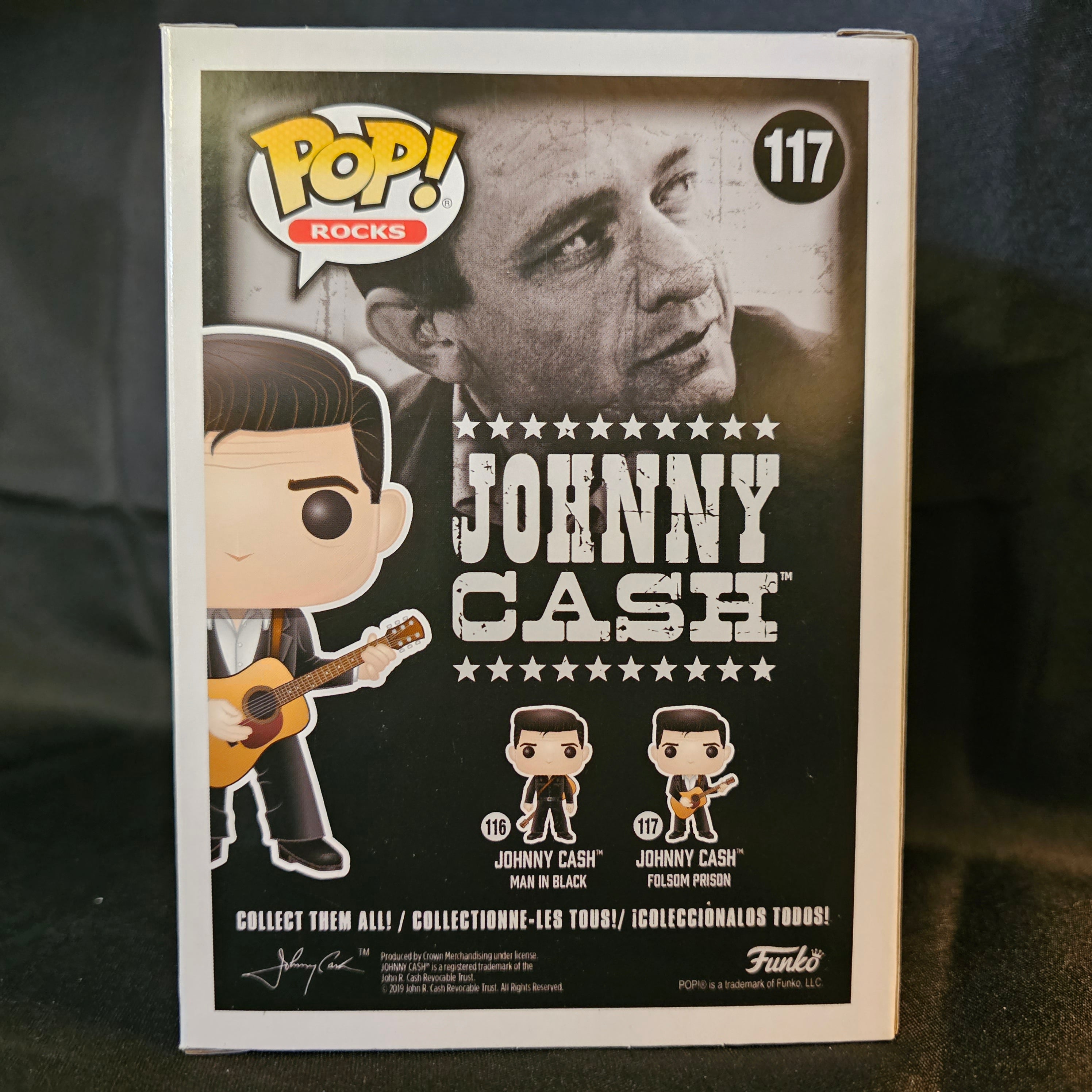 Rocks Pop! Vinyl Figure Johnny Cash [117] - Fugitive Toys