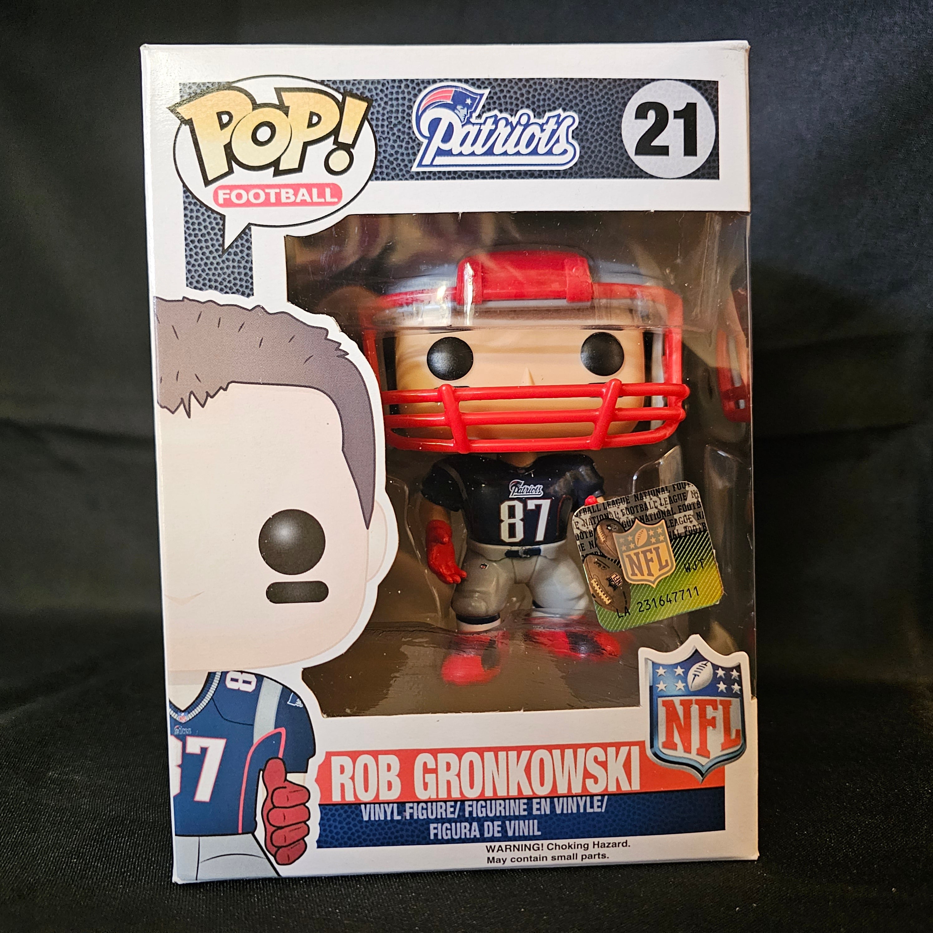 NFL Pop! Vinyl Figure Rob Gronkowski [New England Patriots] [21] - Fugitive Toys