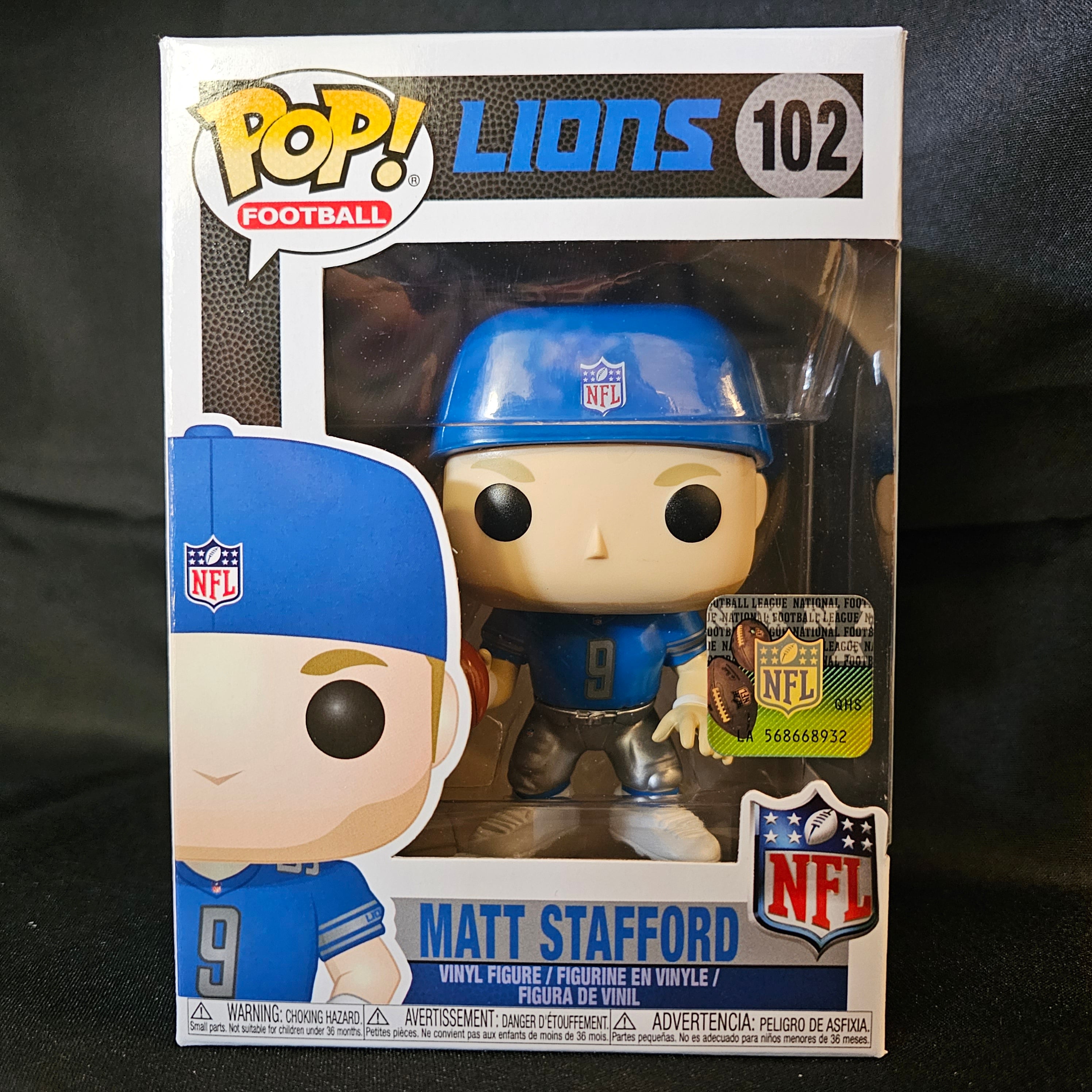 NFL Pop! Vinyl Figure Matt Stafford [Detroit Lions] [102] - Fugitive Toys