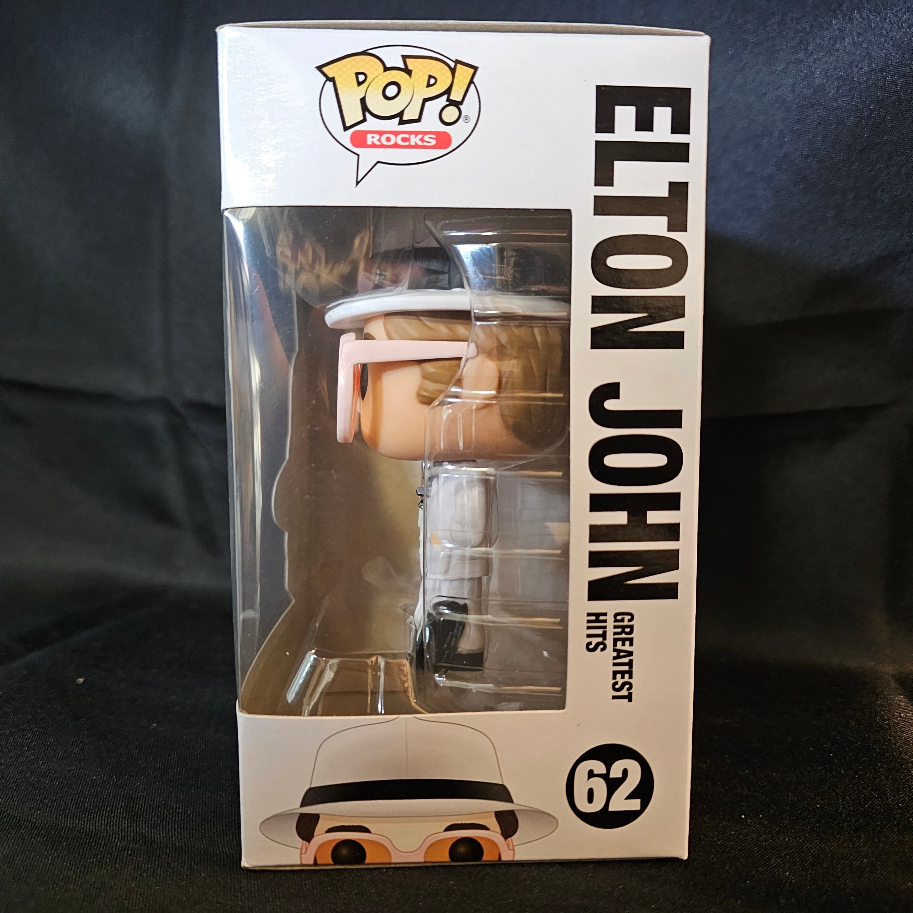 Rocks Pop! Vinyl Figure Elton John Greatest Hits [62] - Fugitive Toys