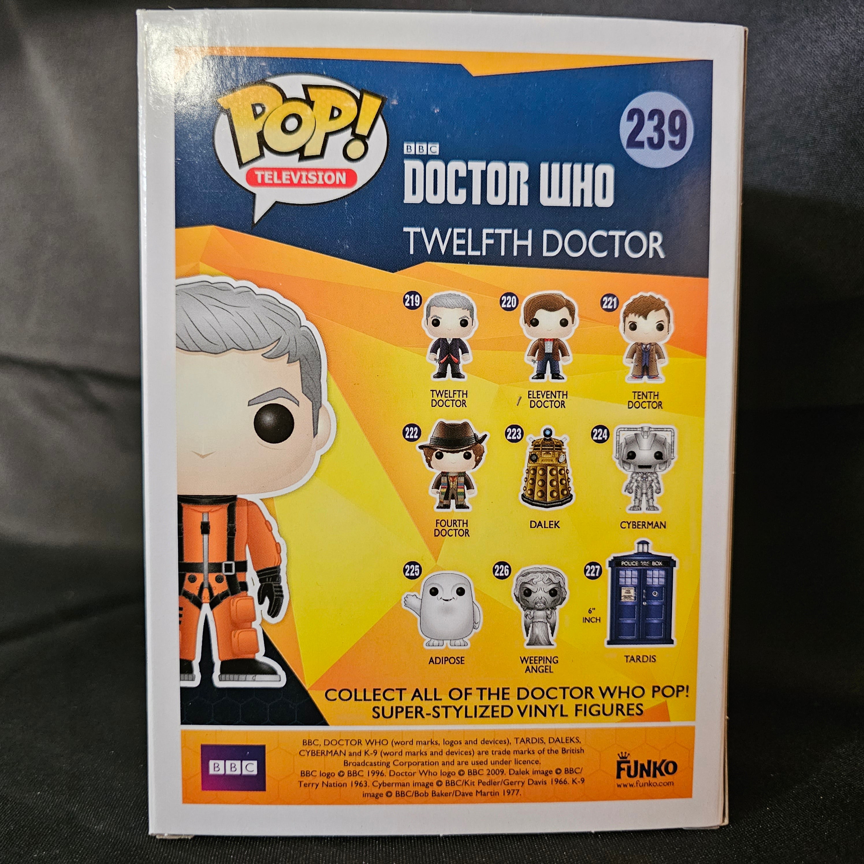 Doctor Who Pop! Vinyl Figure Twelfth Doctor (Spacesuit) [2015 SDCC Exclusive] [239] - Fugitive Toys