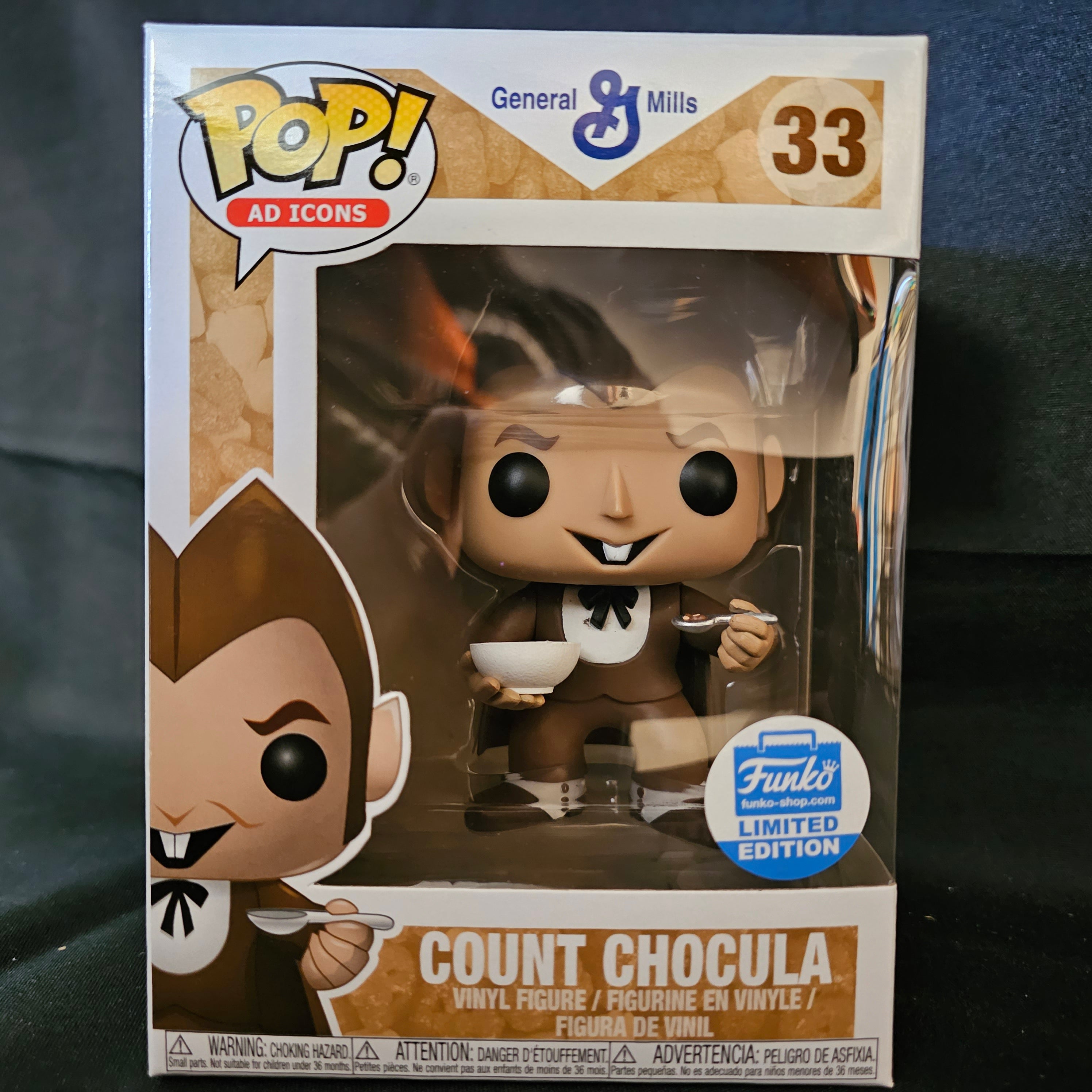 Ad Icon Pop! Vinyl Figure General Mills Count Chocula with Cereal Bowl [Funko-Shop] [33] - Fugitive Toys