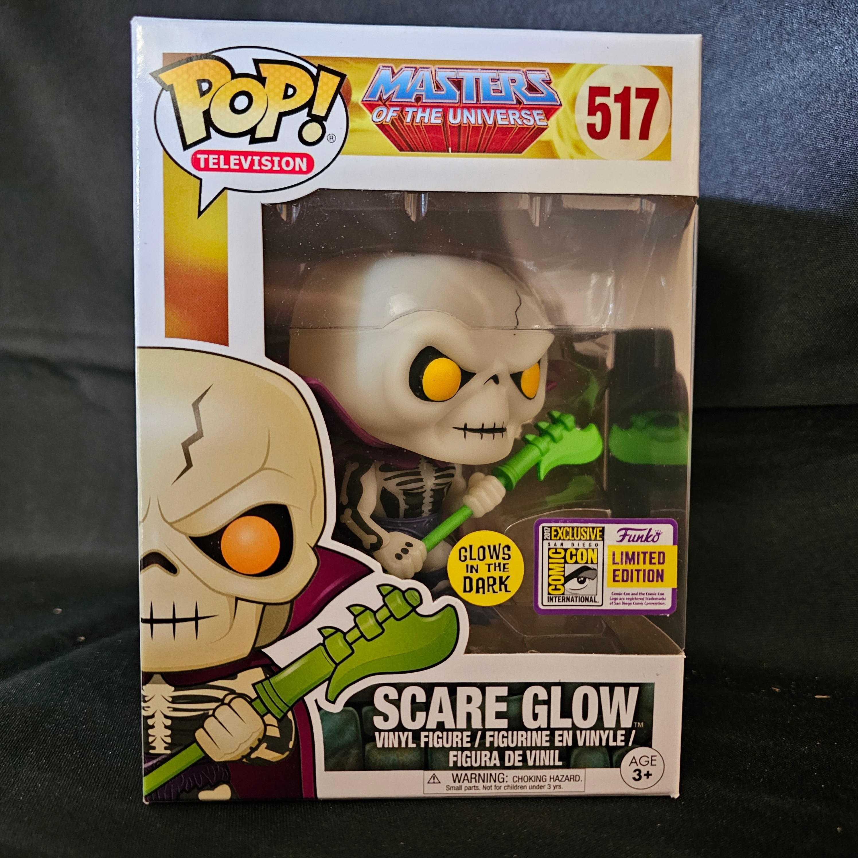 Masters of the Universe Pop! Vinyl Figure Scare Glow [GITD] [SDCC 2017] [517] - Fugitive Toys