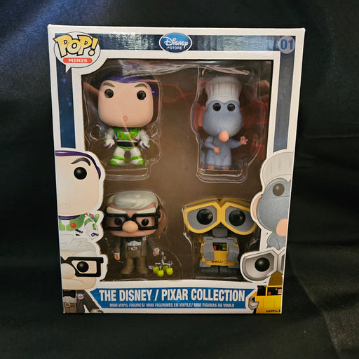 The Disney/Pixar Collection Pop! Minis Buzz Lightyear, Carl, Wall-E and Remy [4-Pack] [01] - Fugitive Toys