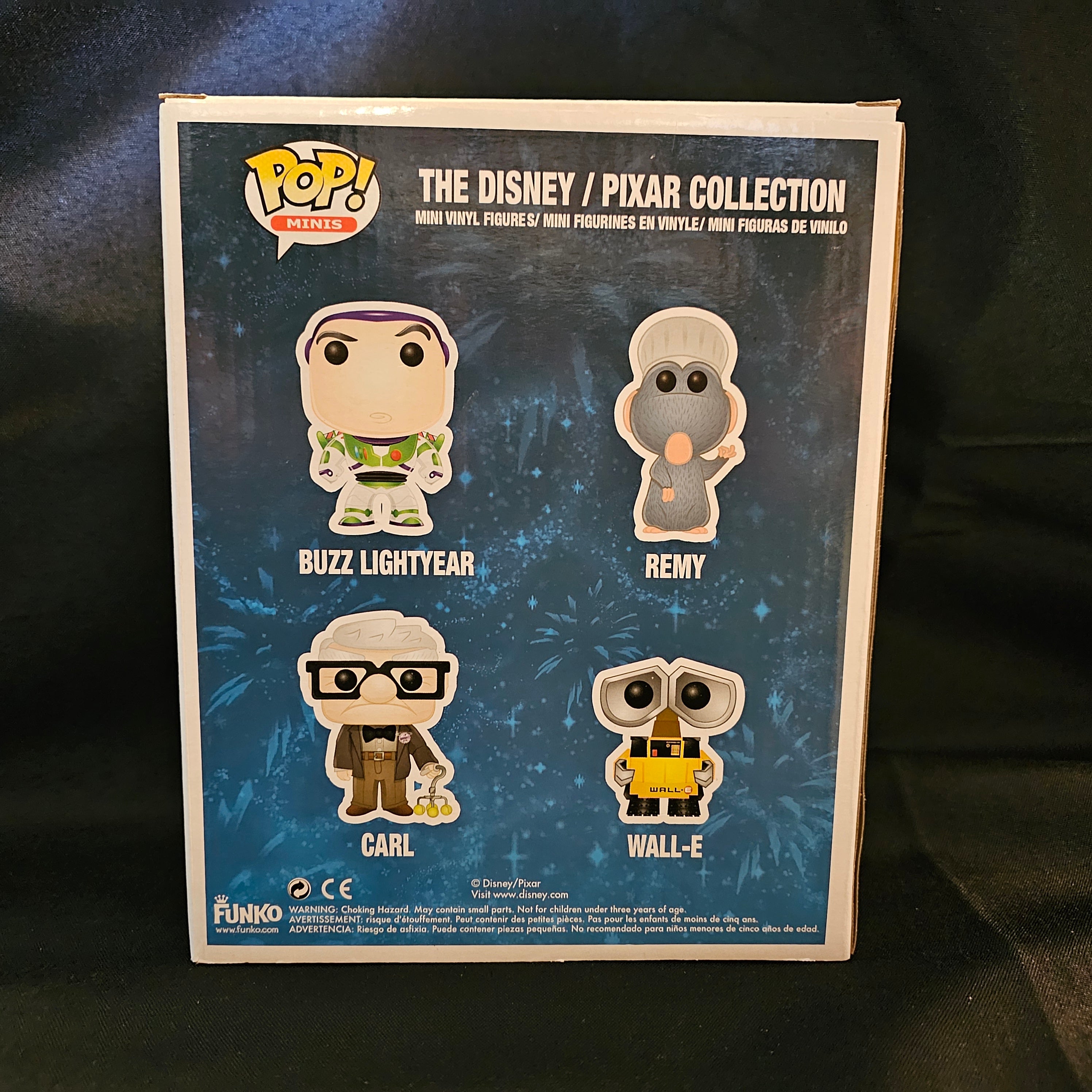 The Disney/Pixar Collection Pop! Minis Buzz Lightyear, Carl, Wall-E and Remy [4-Pack] [01] - Fugitive Toys