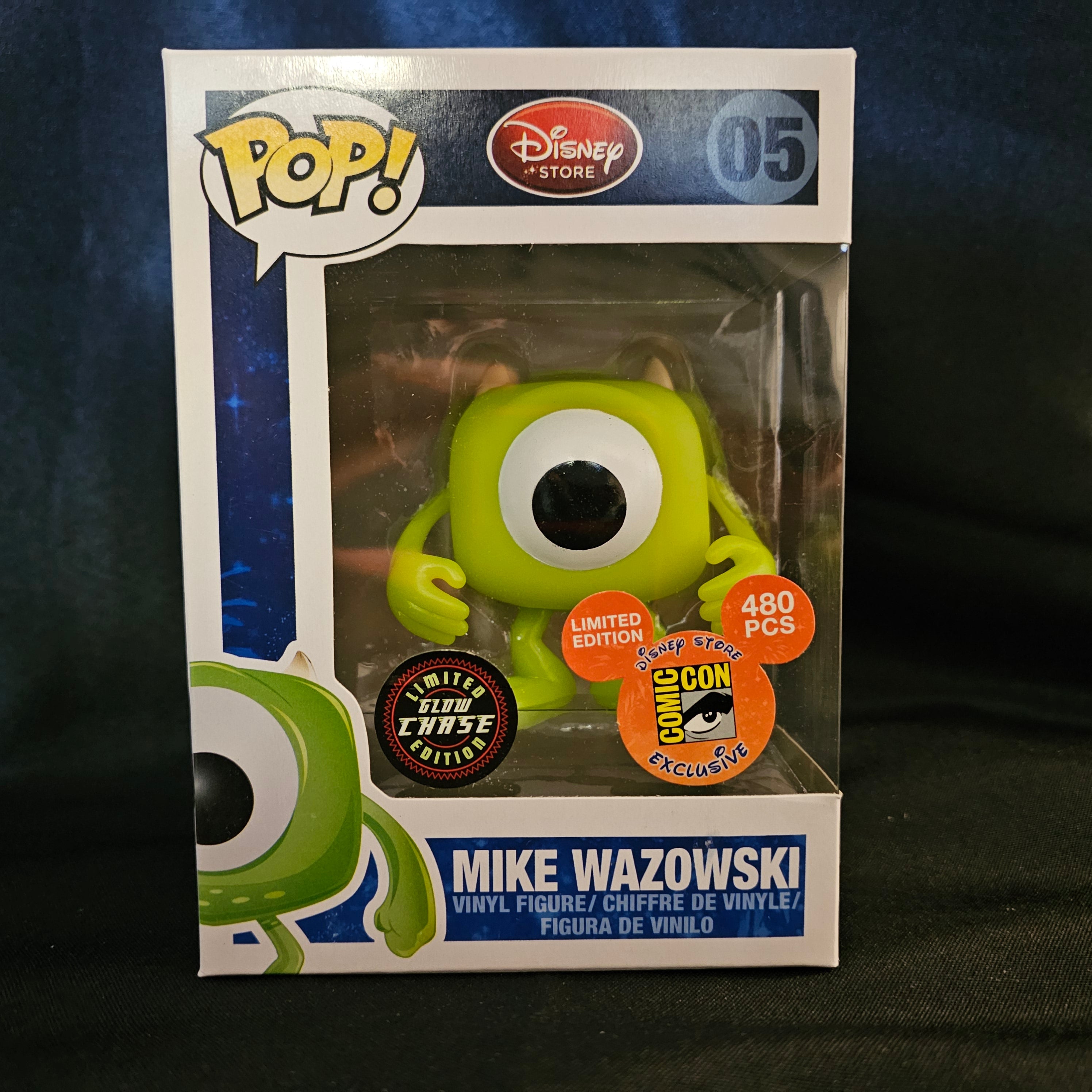 Disney Series 1 Pop! Vinyl Figure Glow in the Dark Mike Wazowski [Monsters Inc.] [SDCC] [05] - Fugitive Toys