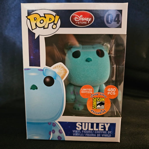 Disney Series 1 Pop! Vinyl Figure Flocked Sulley [Monsters Inc.] [SDCC] [04] - Fugitive Toys