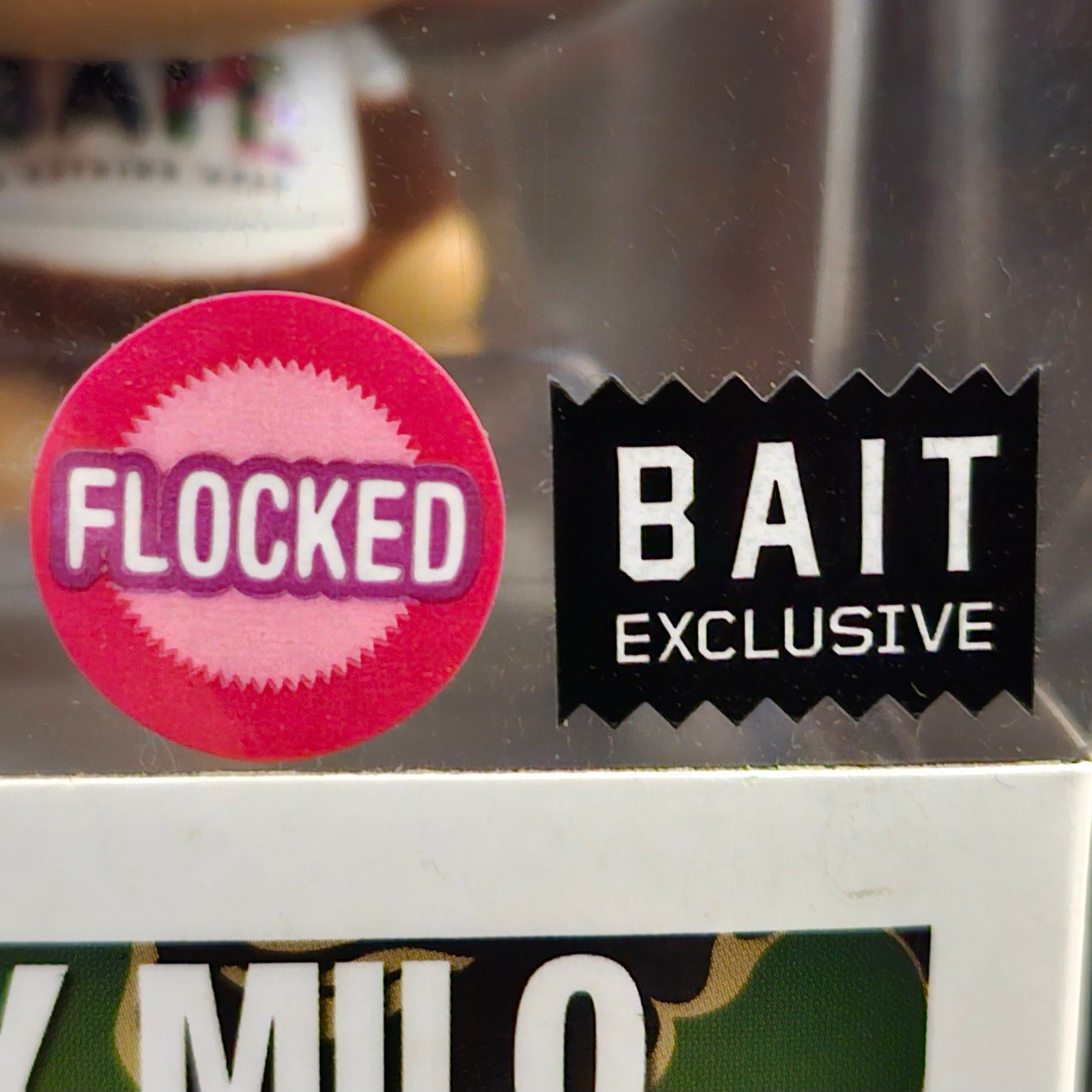 BAPE Pop! Vinyl Figure Flocked Baby Milo [Bait Exclusive] [18] - Fugitive Toys