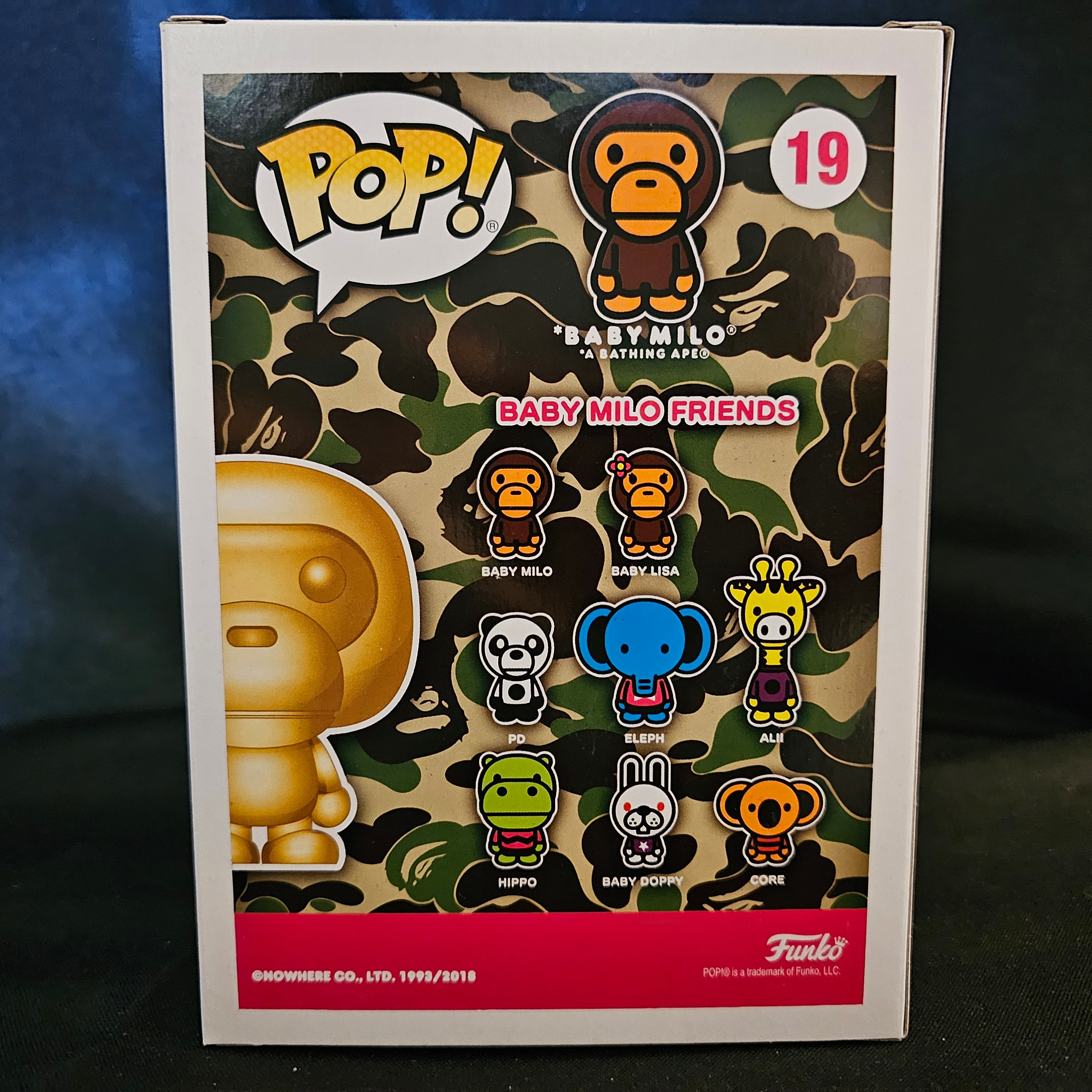 BAPE Pop! Vinyl Figure Gold Baby Milo [Bait Exclusive] [19] - Fugitive Toys