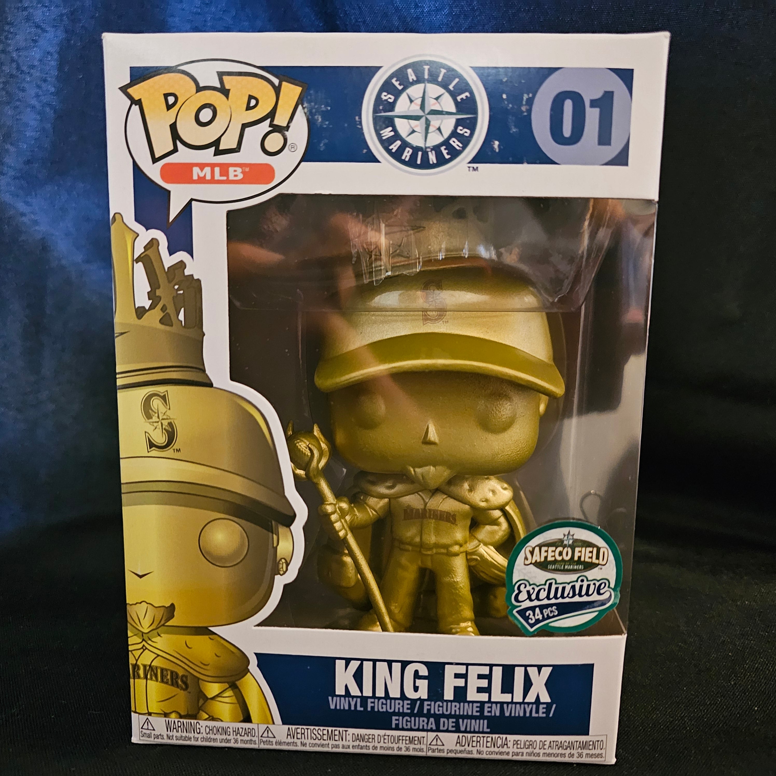 MLB Pop! Vinyl Figure Gold King Felix [Safeco Field Exclusive] [01] - Fugitive Toys