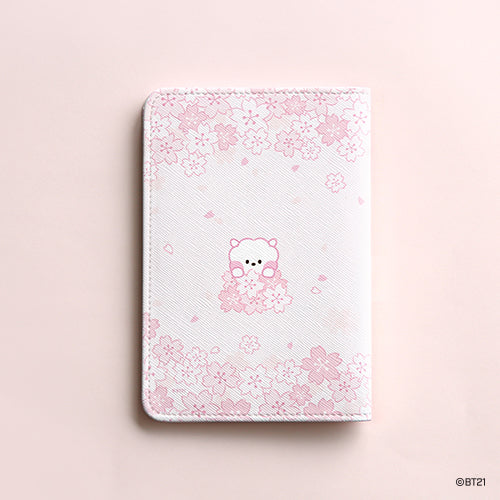 BT21 Cherry Blossom Minini Passport Cover - RJ - Fugitive Toys