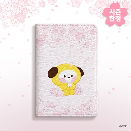 BT21 Cherry Blossom Minini Passport Cover - Chimmy - Fugitive Toys