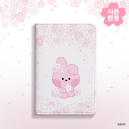 BT21 Cherry Blossom Minini Passport Cover - Cooky - Fugitive Toys