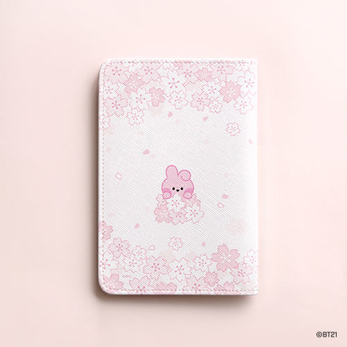 BT21 Cherry Blossom Minini Passport Cover - Cooky - Fugitive Toys