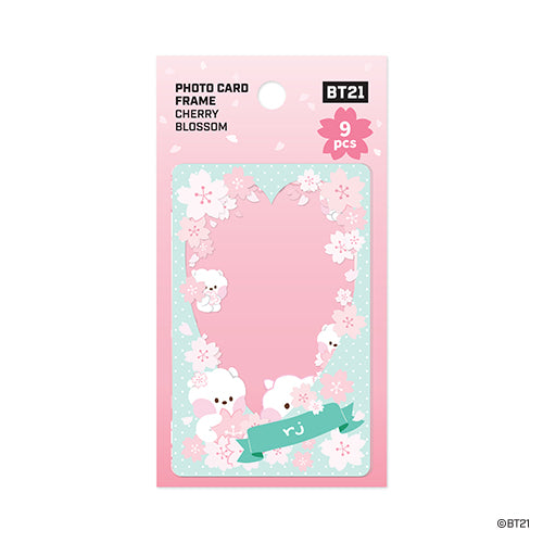 BT21 Cherry Blossom Minini Photo Card Frame - RJ - Fugitive Toys