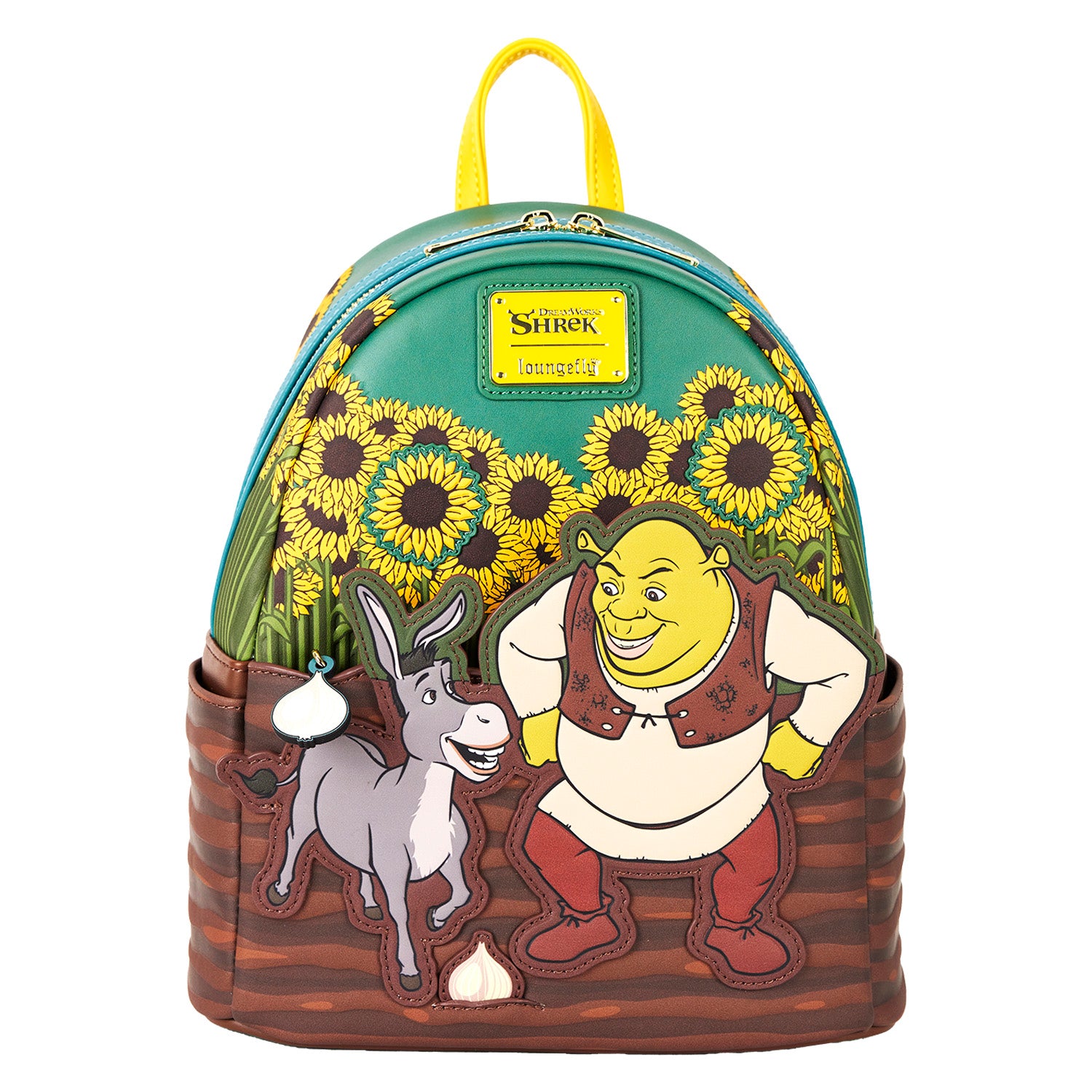 Loungefly x Shrek & Donkey Sunflower Field Mini Backpack - Fugitive Toys