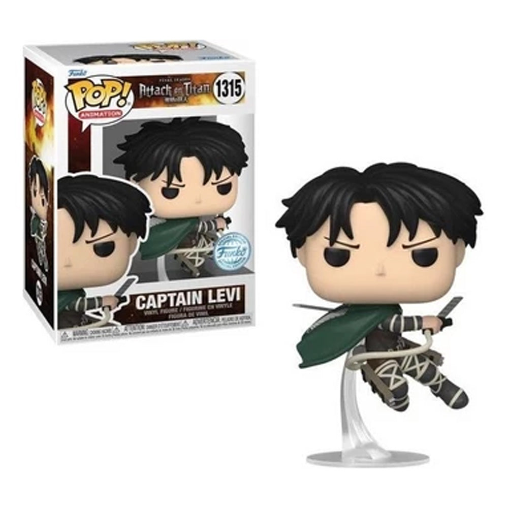 Fugitive Toys Funko Attack on Titans Pop! Vinyl Figure Captain Levi (SE) [1315]