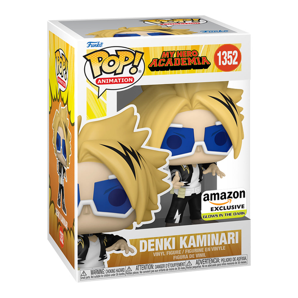 Fugitive Toys Funko My Hero Academia Pop! Vinyl Figure Denki Kaminari (GITD) (Amazon Exclusive) [1352]