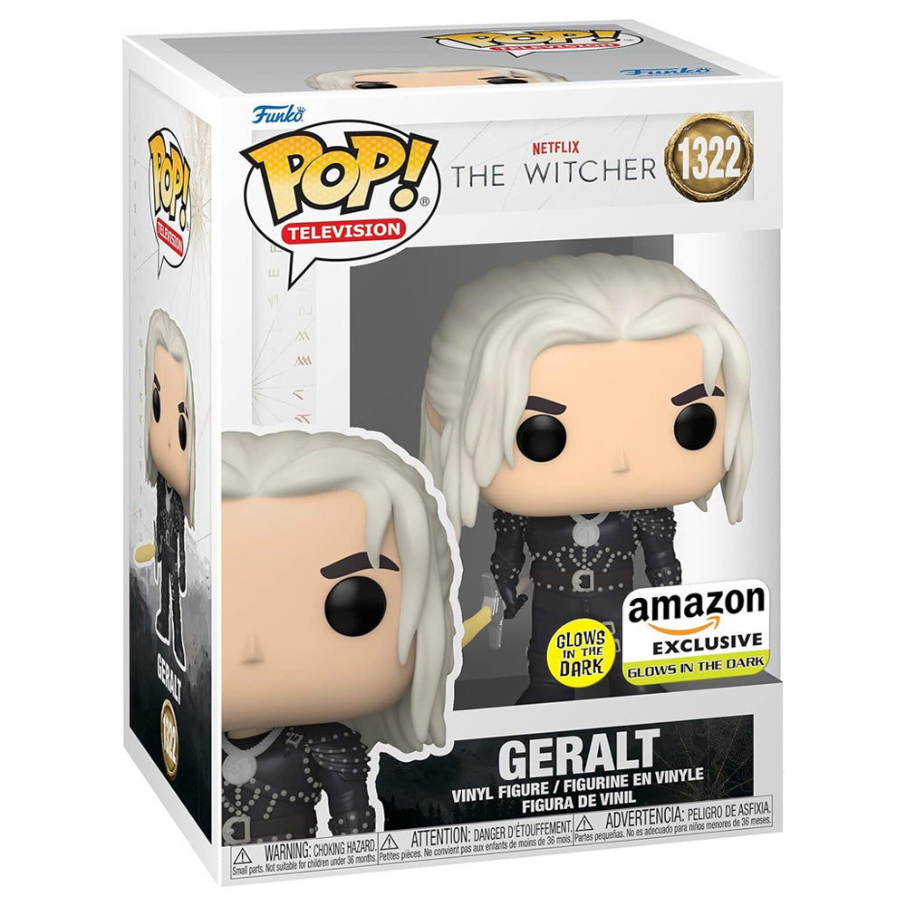 Fugitive Toys Funko The Witcher Pop! Vinyl Figure Geralt with Sword (GITD) (Amazon Exclusive) [1322]