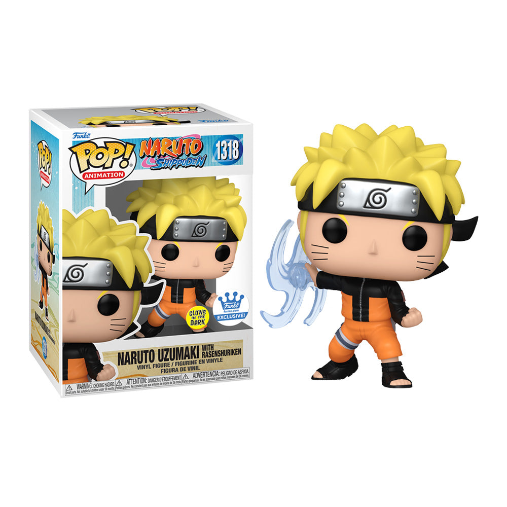 Fugitive Toys Funko Naruto Shippuden Pop! Vinyl Figure Naruto Uzumaki with Rasenshuriken [1318]