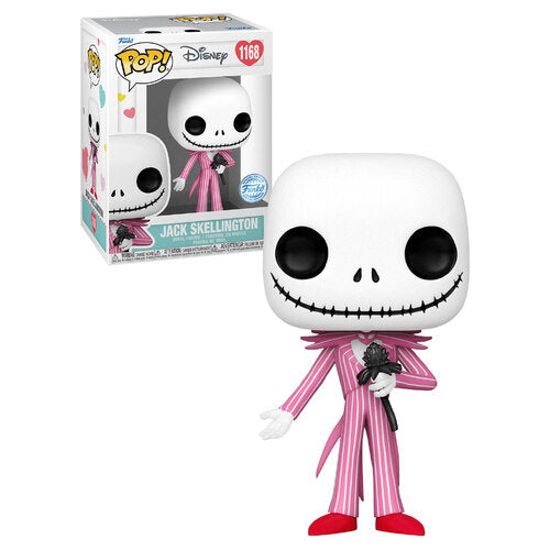 Fugitive Toys FUnko Disney The Nightmare Before Christmas Pop! Vinyl Figure Jack Skellington (Pink Suit | Valentine) (SE) [1168]