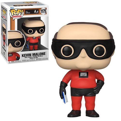 The Office Pop! Vinyl Figure Kevin Malone as Dunder Mifflin Superhero [1175] - Fugitive Toys