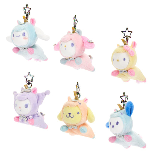 Kidrobot x Hello Kitty and Friends Unicorno Plush Charms: Kuromi - Fugitive Toys