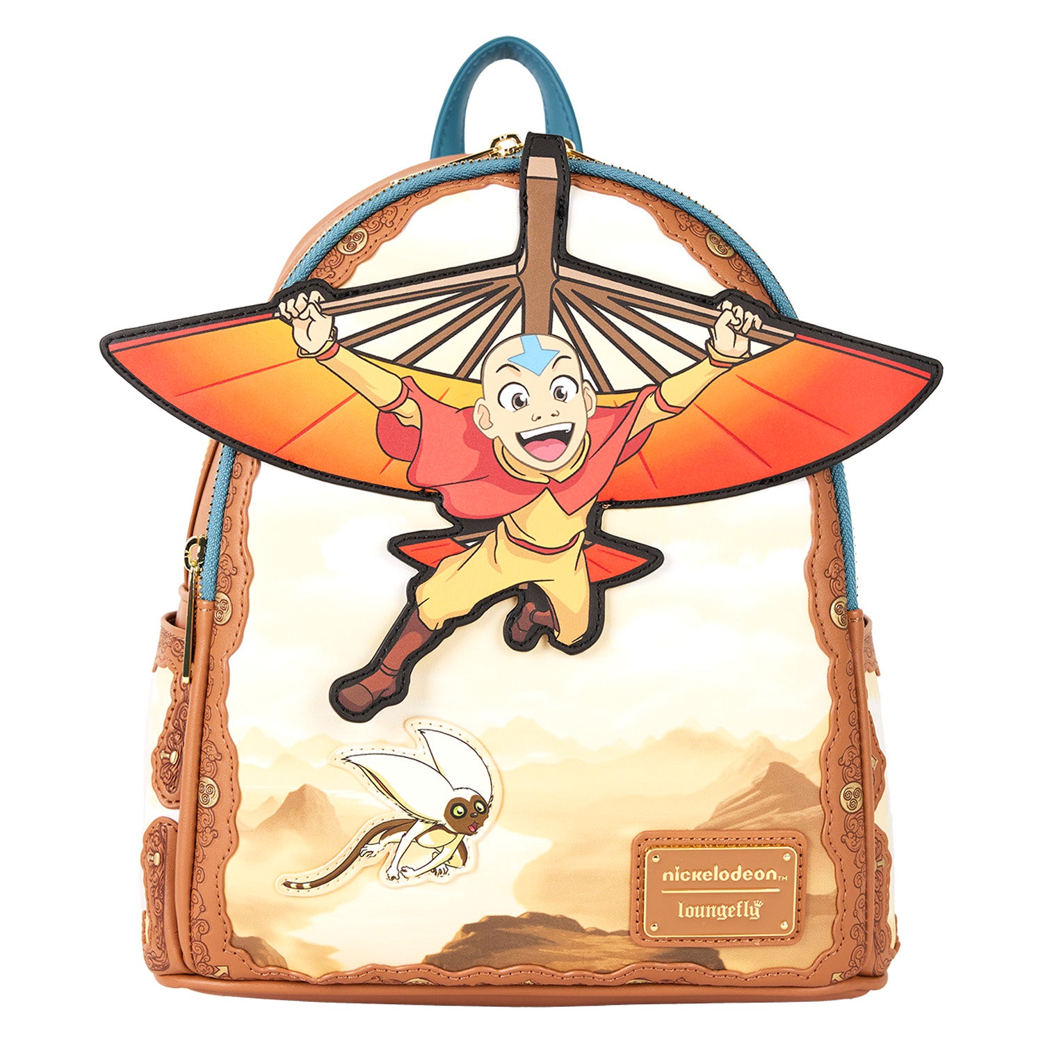 Loungefly x Avatar: The Last Airbender Aang Glider Staff Mini Backpack - Fugitive Toys