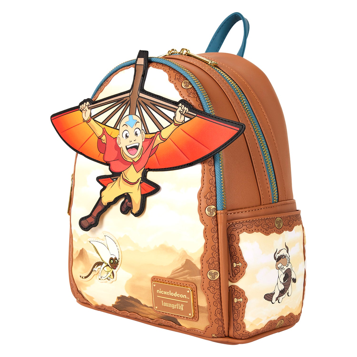 Loungefly x Avatar: The Last Airbender Aang Glider Staff Mini Backpack - Fugitive Toys