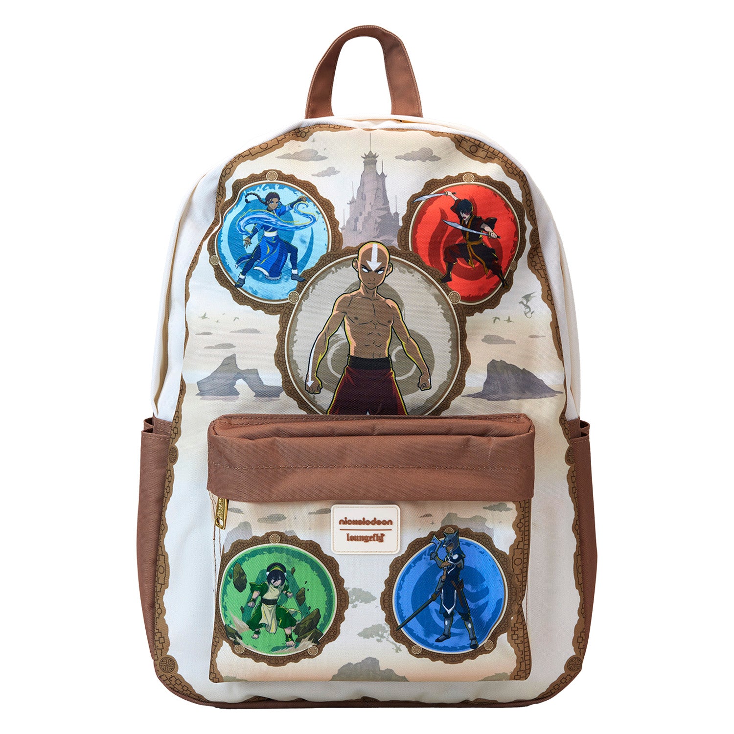 Loungefly x Avatar: The Last Airbender Bending Arts Nylon Full-Size Backpack - Fugitive Toys