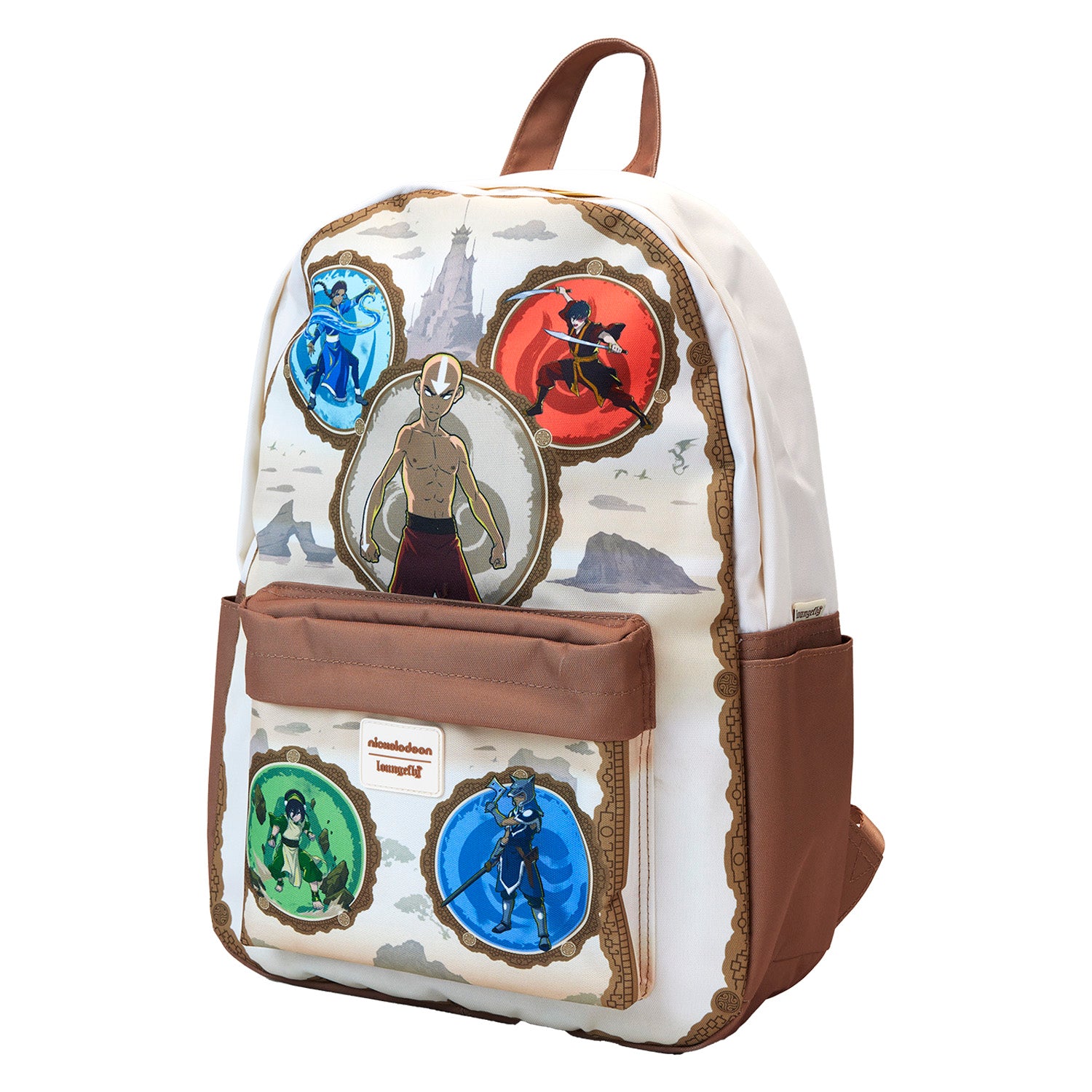 Loungefly x Avatar: The Last Airbender Bending Arts Nylon Full-Size Backpack - Fugitive Toys
