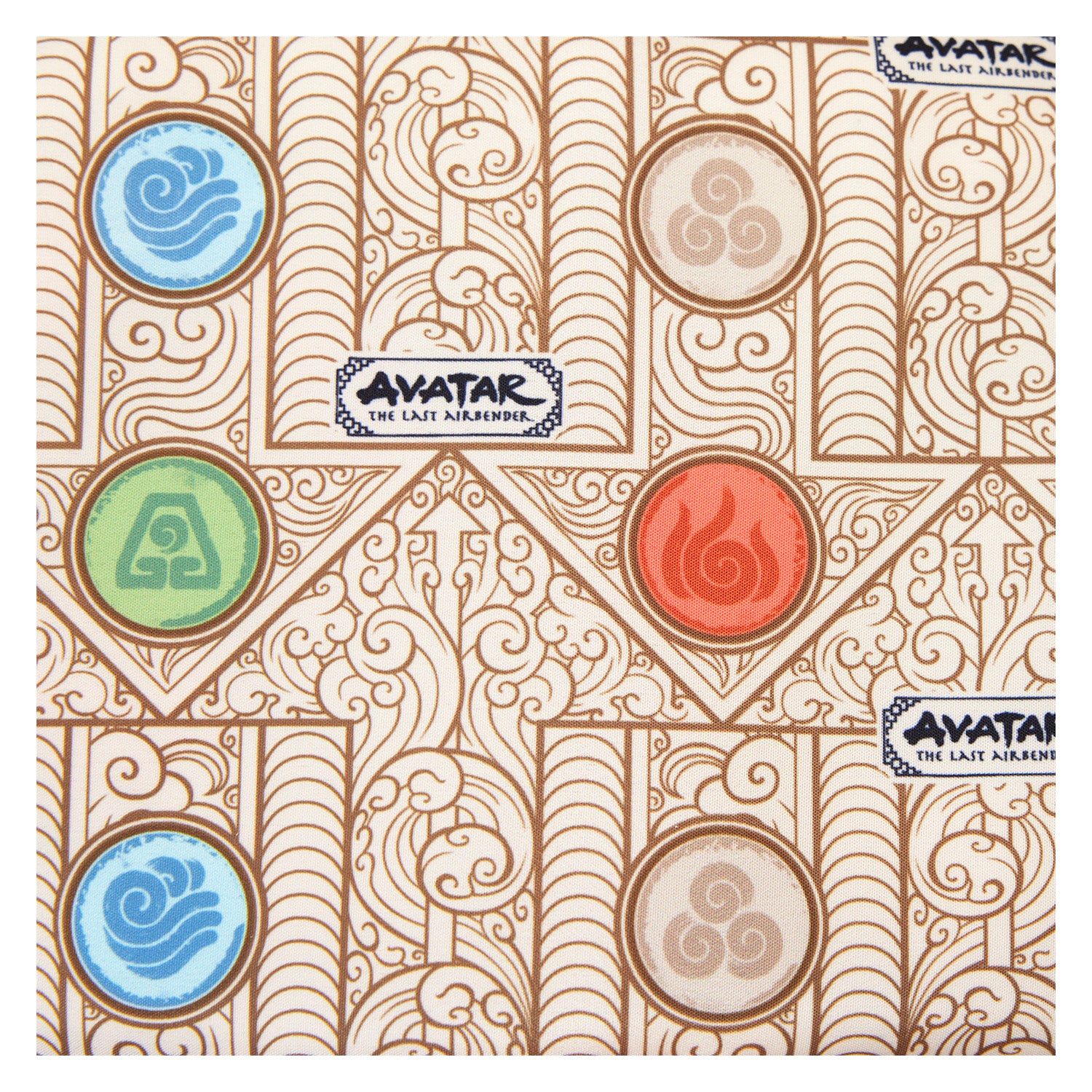 Loungefly x Avatar: The Last Airbender Bending Arts Nylon Full-Size Backpack - Fugitive Toys