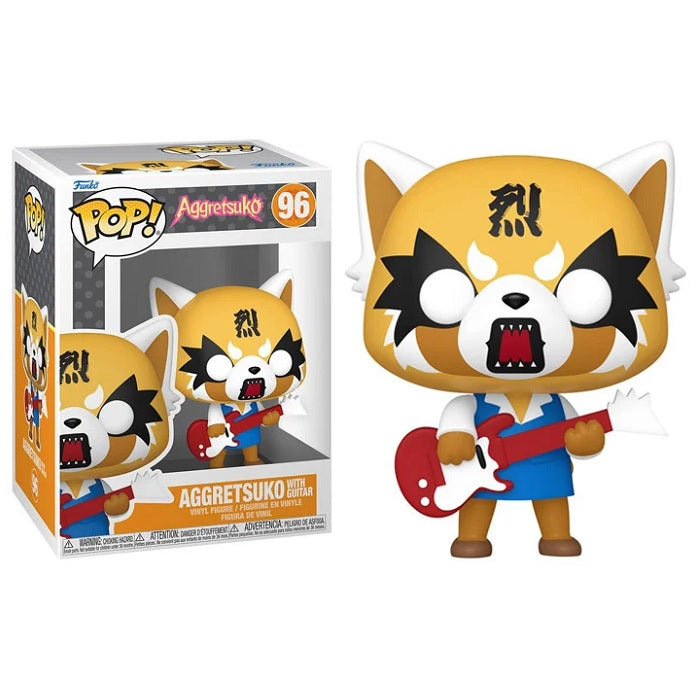 Sanrio Pop! Vinyl Figure Aggretsuko with Guitar [96] - Fugitive Toys