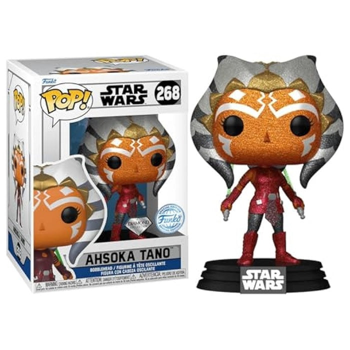 Star Wars Pop! Vinyl Figure Ahsoka Tano [The Clone Wars] [Diamond Glitter] [SE] [268] - Fugitive Toys