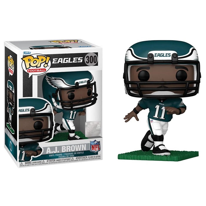 NFL Pop! Vinyl Figure A.J. Brown [Philadelphia Eagles] [Green and White Uniform] [300] - Fugitive Toys