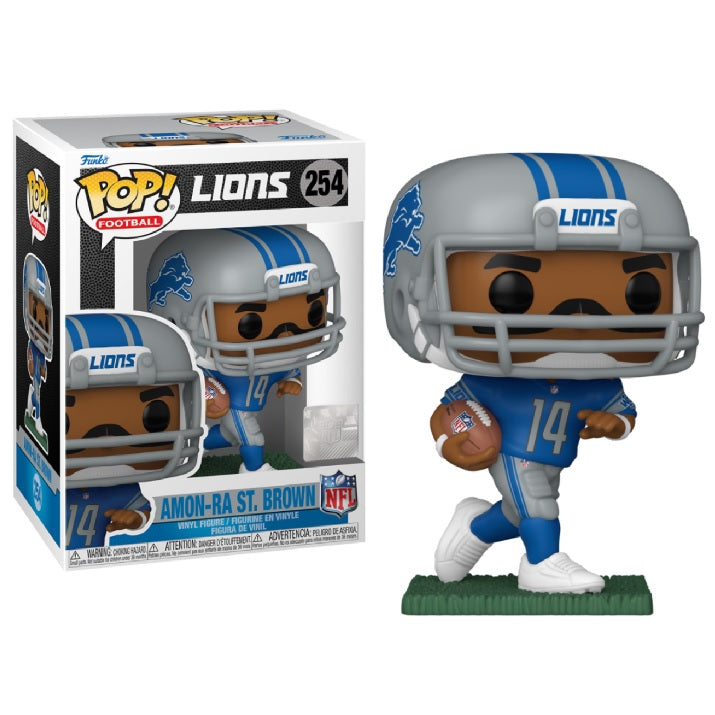 NFL Pop! Vinyl Figure Amon-Ra St. Brown [Detroit Lions] [254] - Fugitive Toys