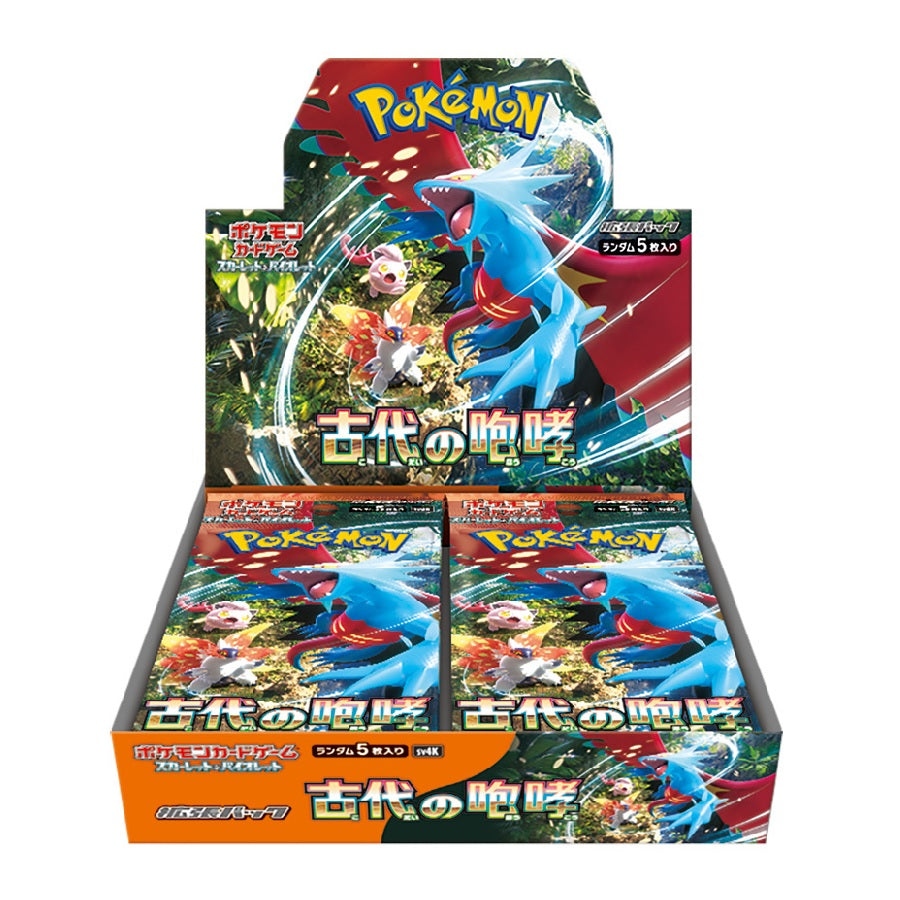 Pokemon TCG Scarlet & Violet Ancient Roar SV4K [Japanese] Booster Box - Fugitive Toys