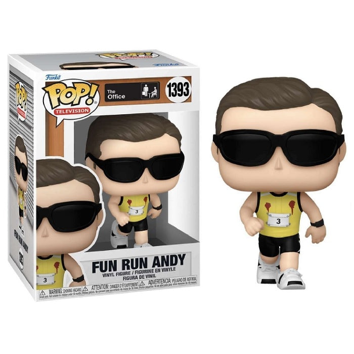 The Office Pop! Vinyl Figure Fun Run Andy [1393] - Fugitive Toys