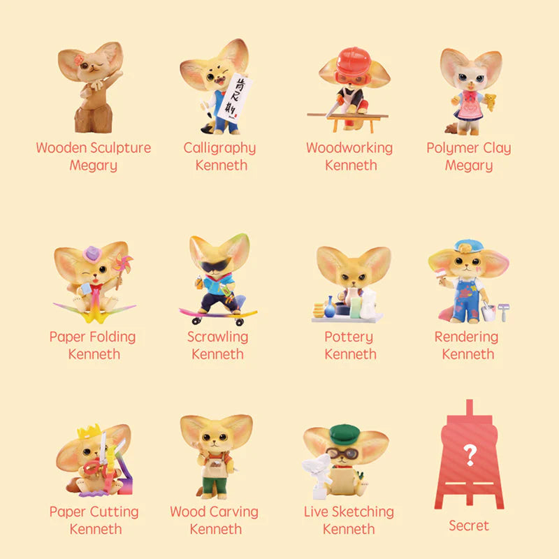 POP MART Kenneth Art Classroom Series [1 Blind Box] - Fugitive Toys