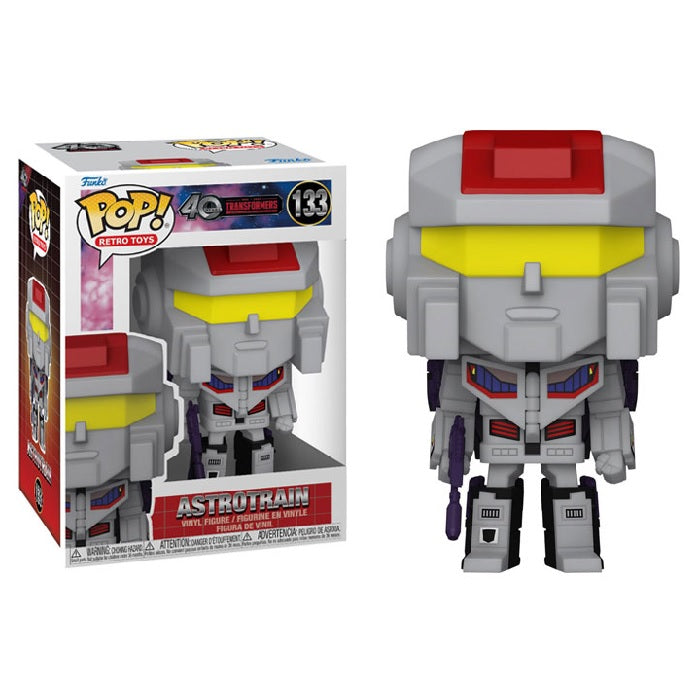 Transformers 40th Anniversary Pop! Vinyl Figure Astrotrain [133] - Fugitive Toys