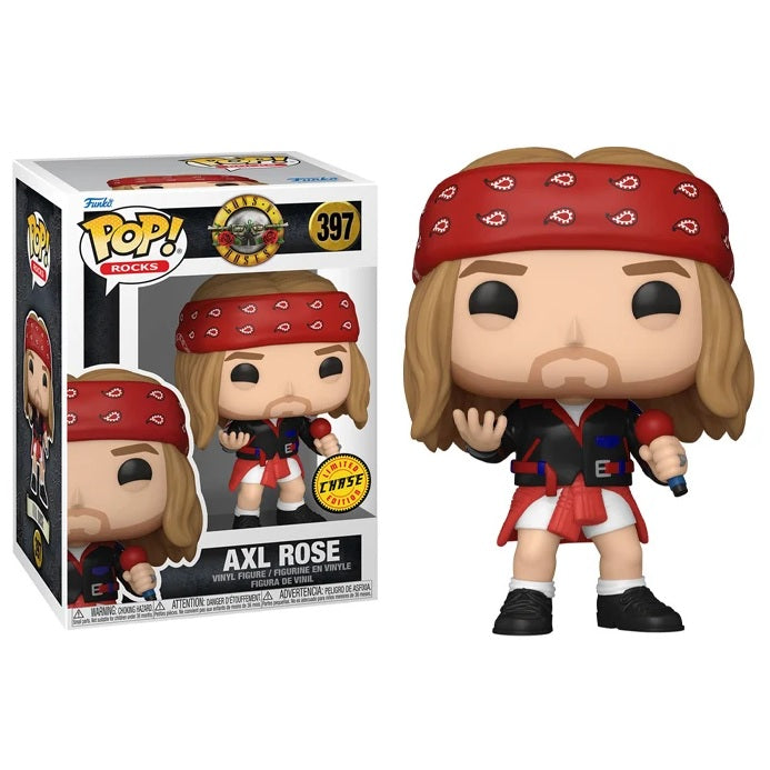 Guns N' Roses Pop! Vinyl Figure Axl Rose [with UK Jacket] [Chase] [397] - Fugitive Toys